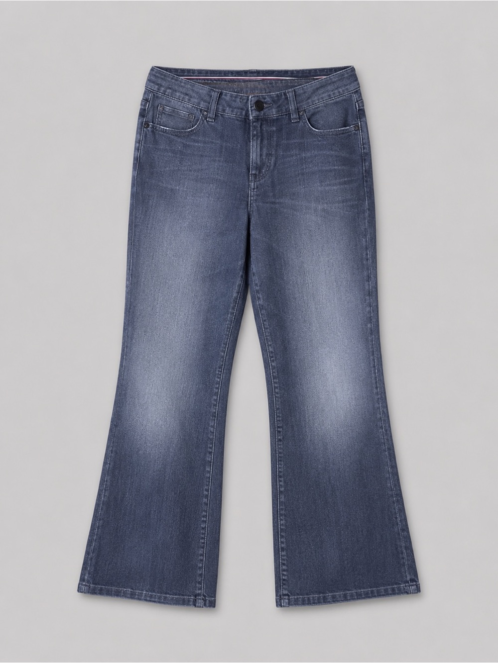 Talbots Women Signature Boot Cut Jean Size 8 Western Cowgirl Rodeo Charc…
